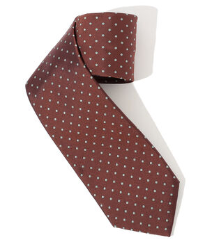 FRANCO BASSI シルクジャガード 小紋柄ネクタイ