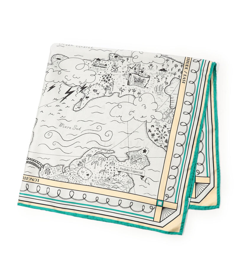 【別注】manipuri TREASURE MAP スカーフ