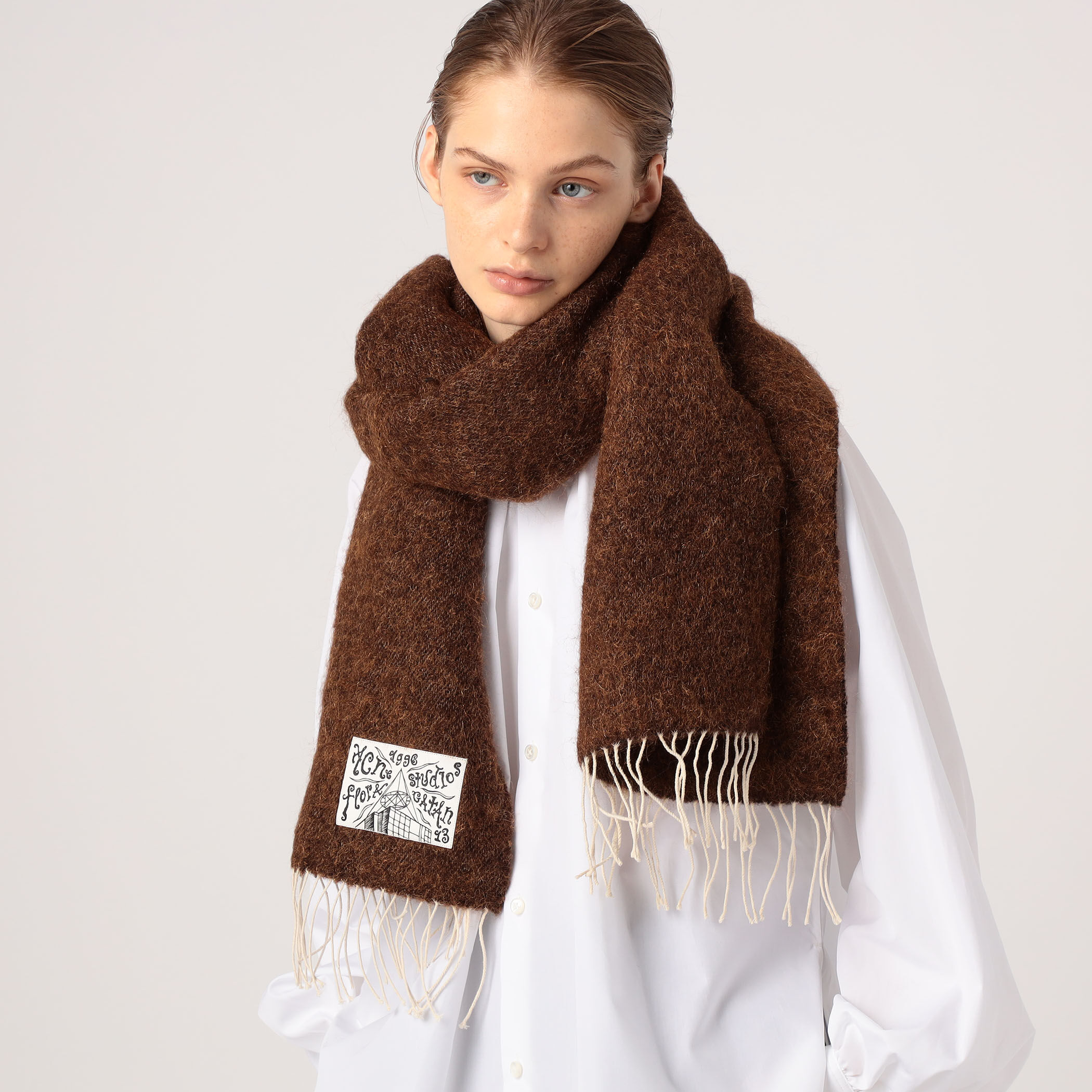 Acne Studios フリンジウールスカーフ｜トゥモローランド 公式通販