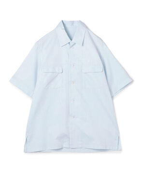 140/2コットンピケ ショートスリーブ ワンナップカラーシャツ