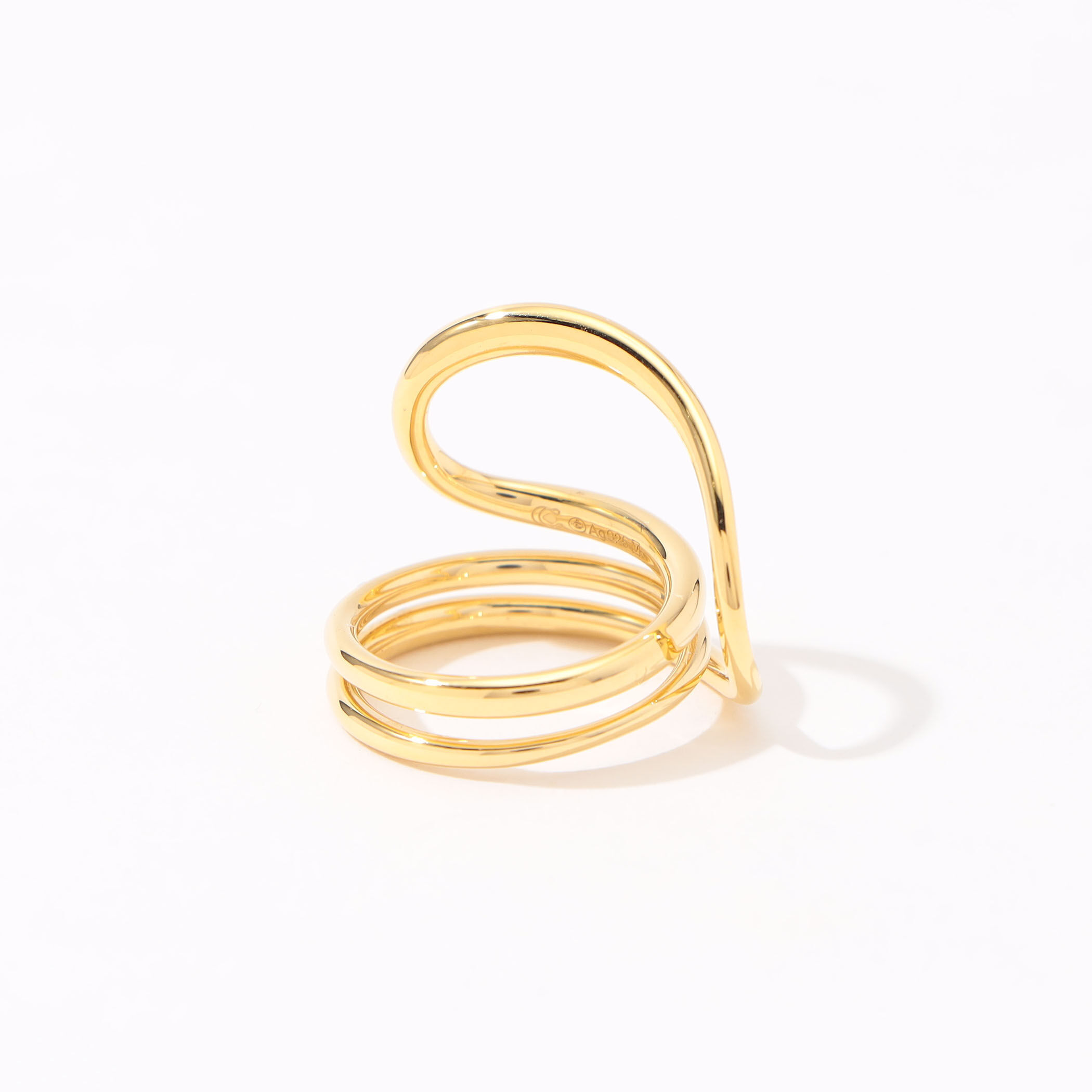 ★charlotte chesnais★ Round Trip Ring イエローヴェルメイユ Charlotte Chesnais | Round Trip Ring in Vermeil