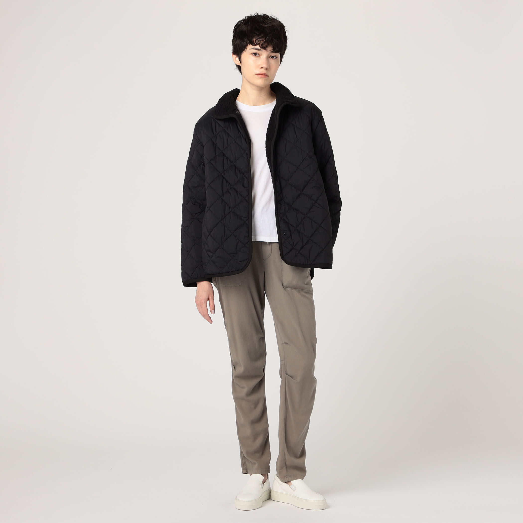 ダイヤモンドキルティング シェルパジャケット WWRN2636