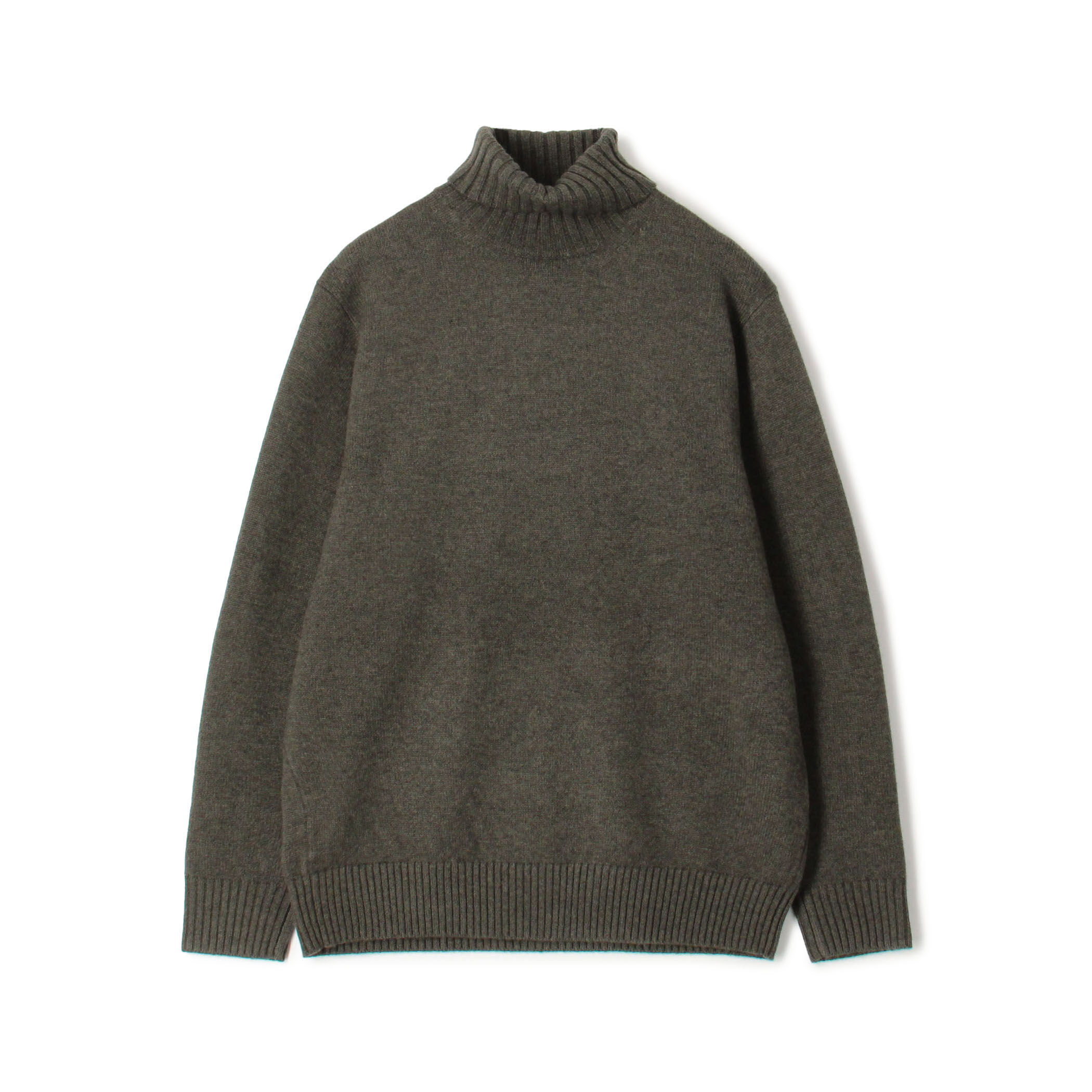 □TOMORROWLAND tricot スーパーファインラムウール タートルネック