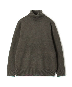 ■TOMORROWLAND tricot スーパーファインラムウール タートルネックニット
