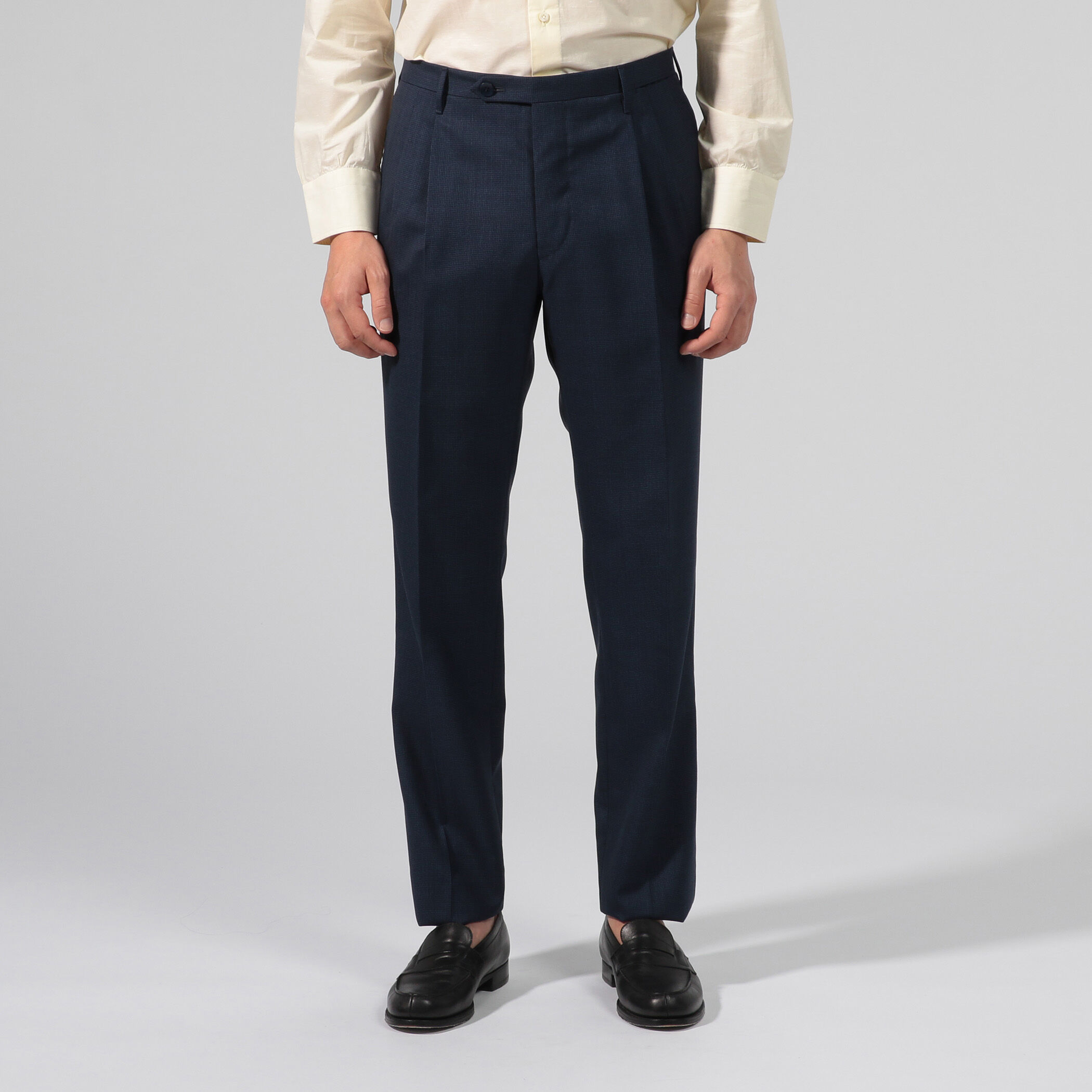 24AW Rota 2インプリーツ ウール フランネル スラックス パンツ ROTA ウール 2プリーツスラックス｜トゥモローランド 公式通販