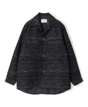 ミックスツイード ダブルポケットシャツブルゾン