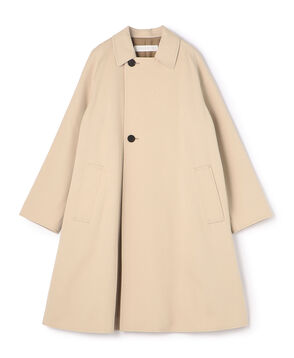 ■コットンウールギャバジン ロングマリンコート