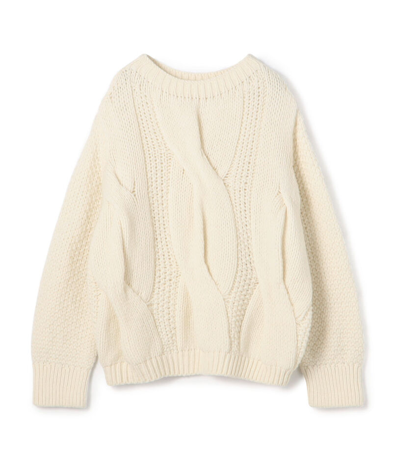 ビッグケーブル ボートネックプルオーバー