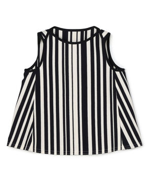 ランダムストライプラッセル ノースリーブプルオーバー