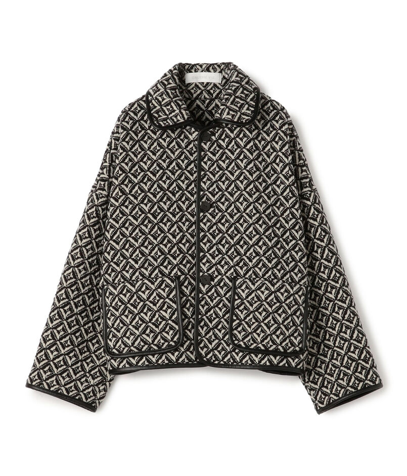 ウールテシード バルカラーショートコート