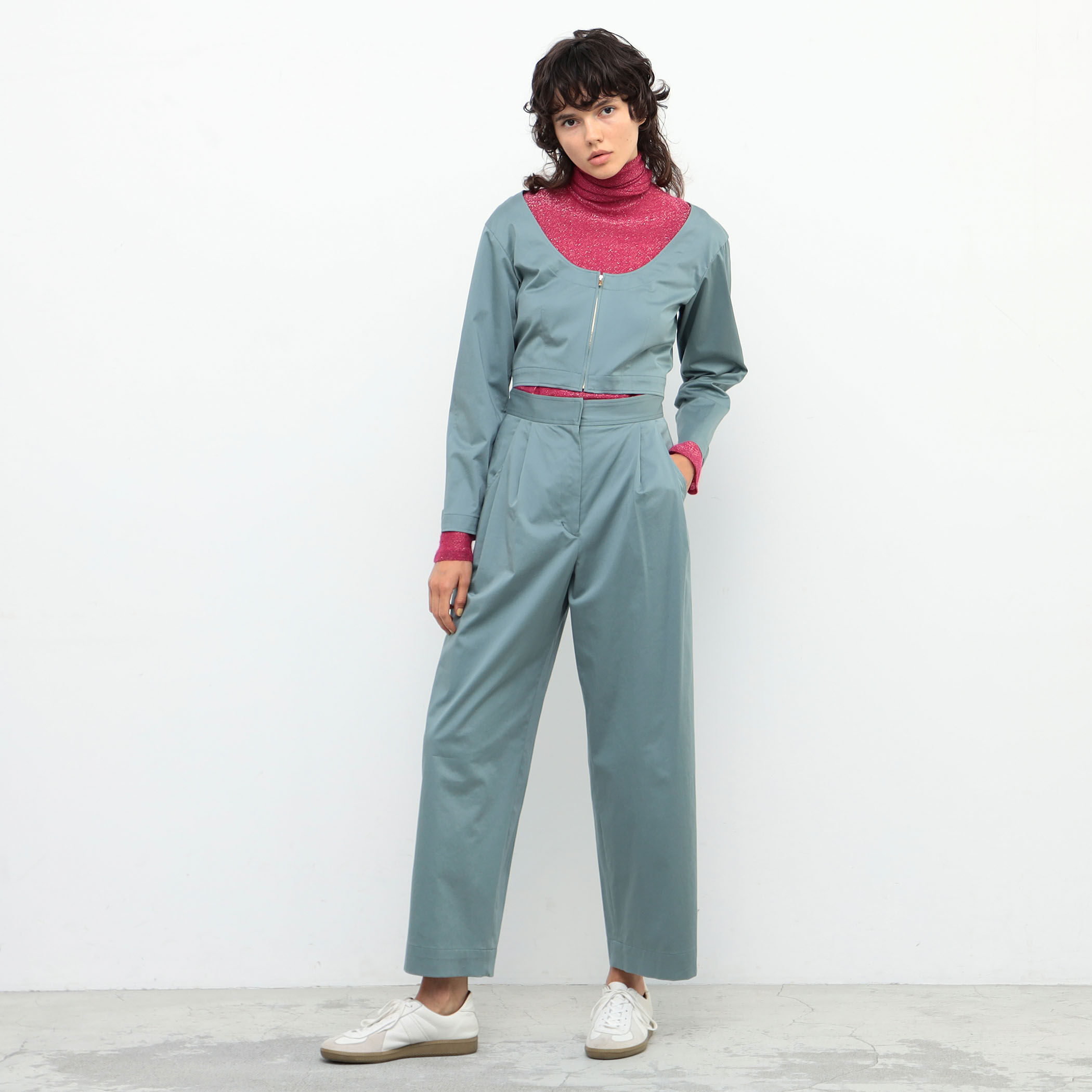 モヘヤラメラッピングニットブラウス｜トゥモローランド 公式通販