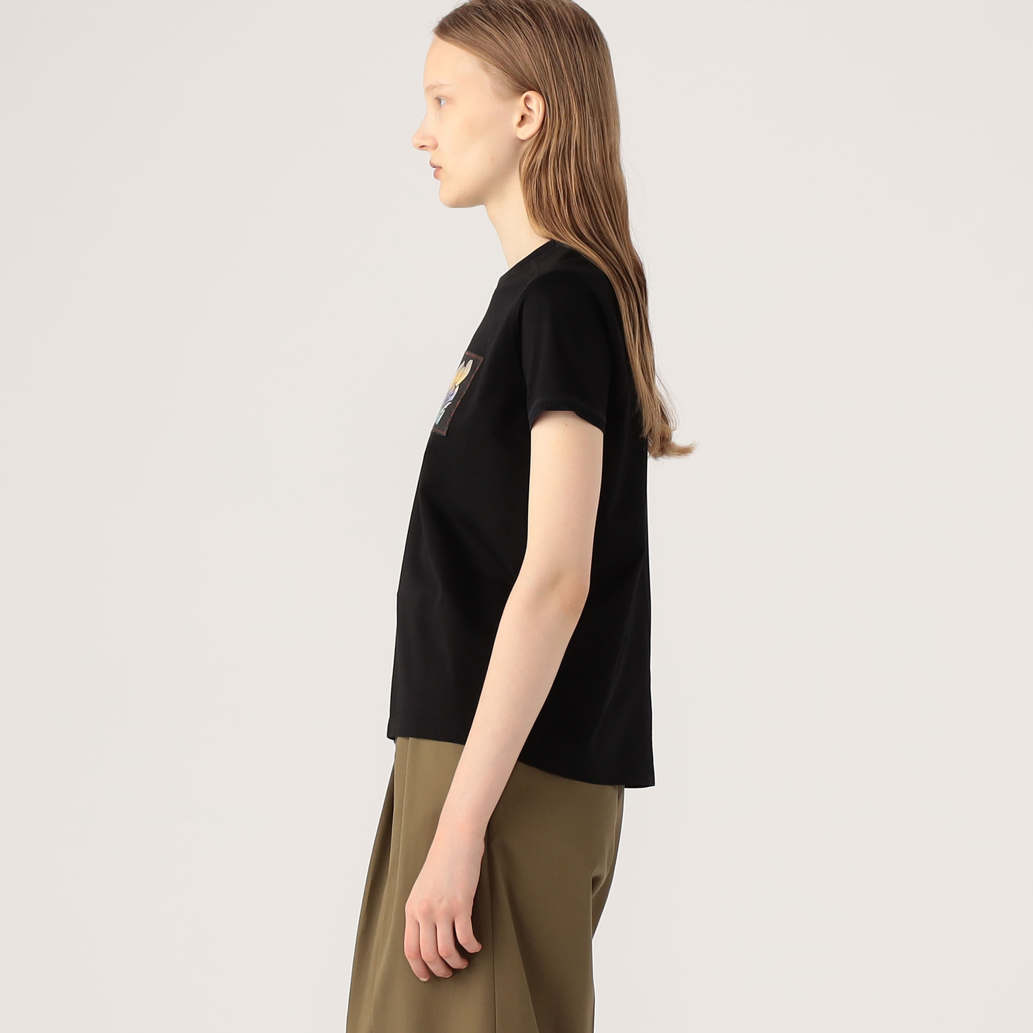 CABaN キャバン　グラデーションプリントTシャツ スビンコットン ELEPHANTグラデーションプリントT