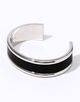 FANTASTIC MAN LEATHER COMBINATION BANGLE325 シルバーバングル