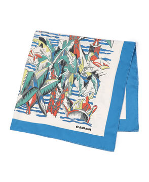 Beach シルクプリントスカーフ