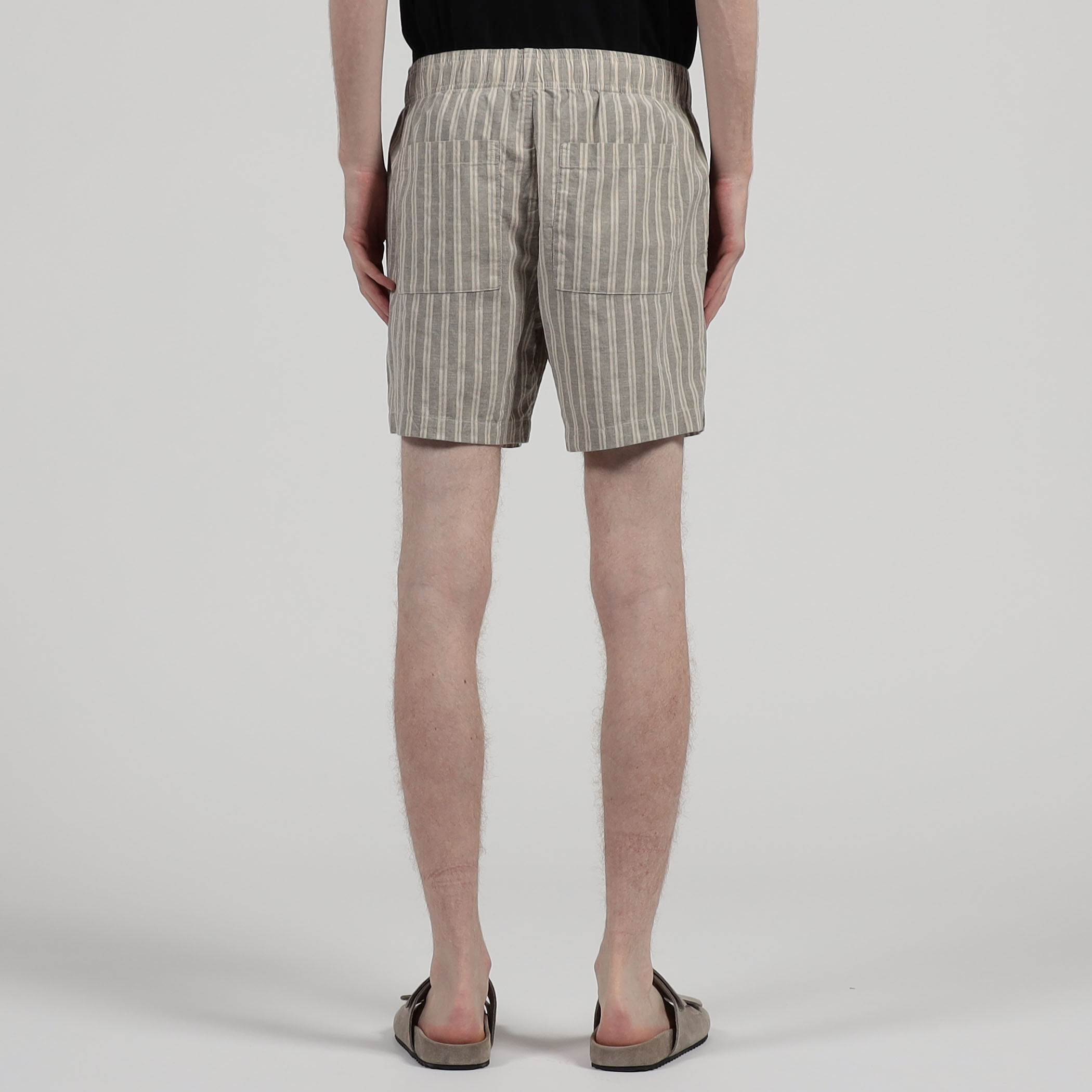 コットンリネンストライプ ショーツ MRYS4249｜トゥモローランド 公式通販