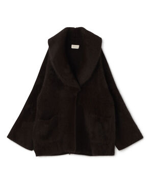 フォックスカシミヤ ショールカラーコート