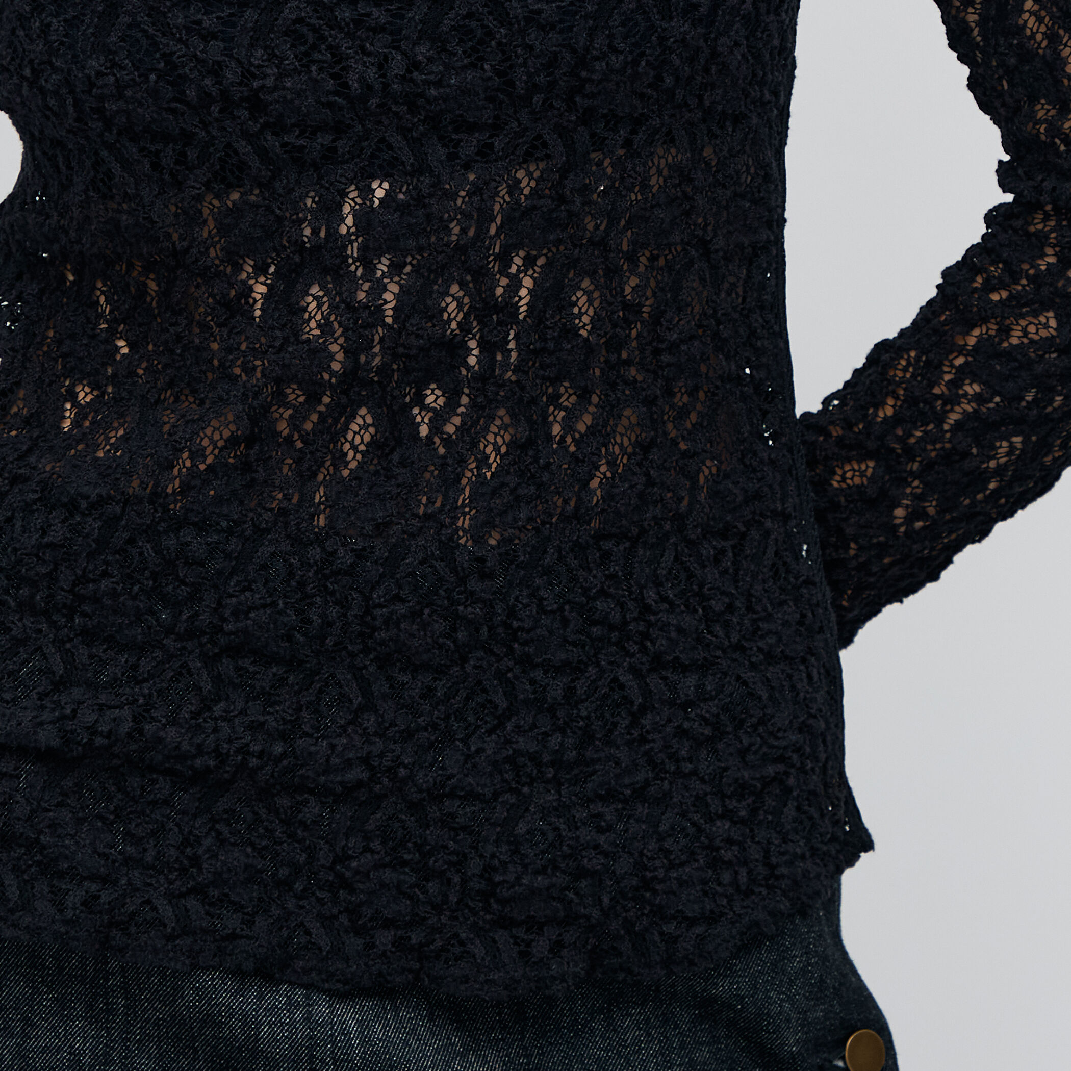 ストレッチレース ロングスリーブプルオーバー｜トゥモローランド 公式通販