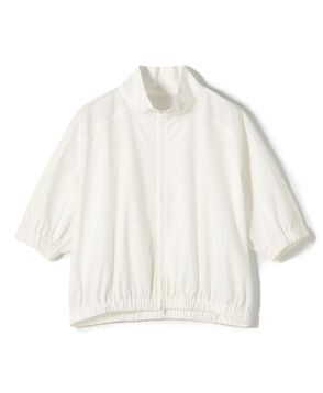edition pourell コットンレース クロップドブラウス