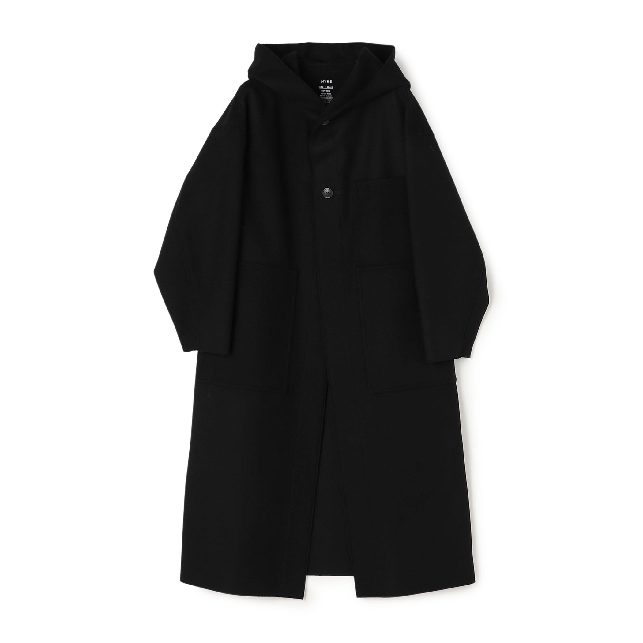 HYKE MELTON HOODED COAT｜トゥモローランド 公式通販