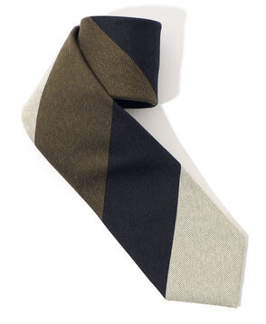 TOMORROWLAND シルク レジメンタルストライプネクタイ