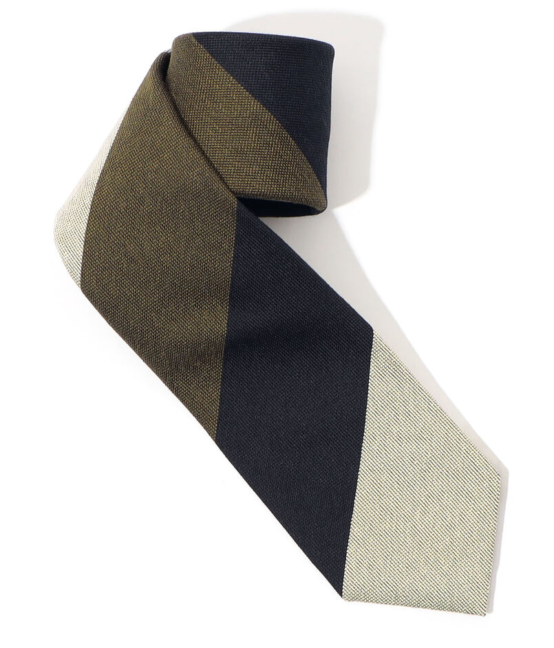 TOMORROWLAND シルク レジメンタルストライプネクタイ