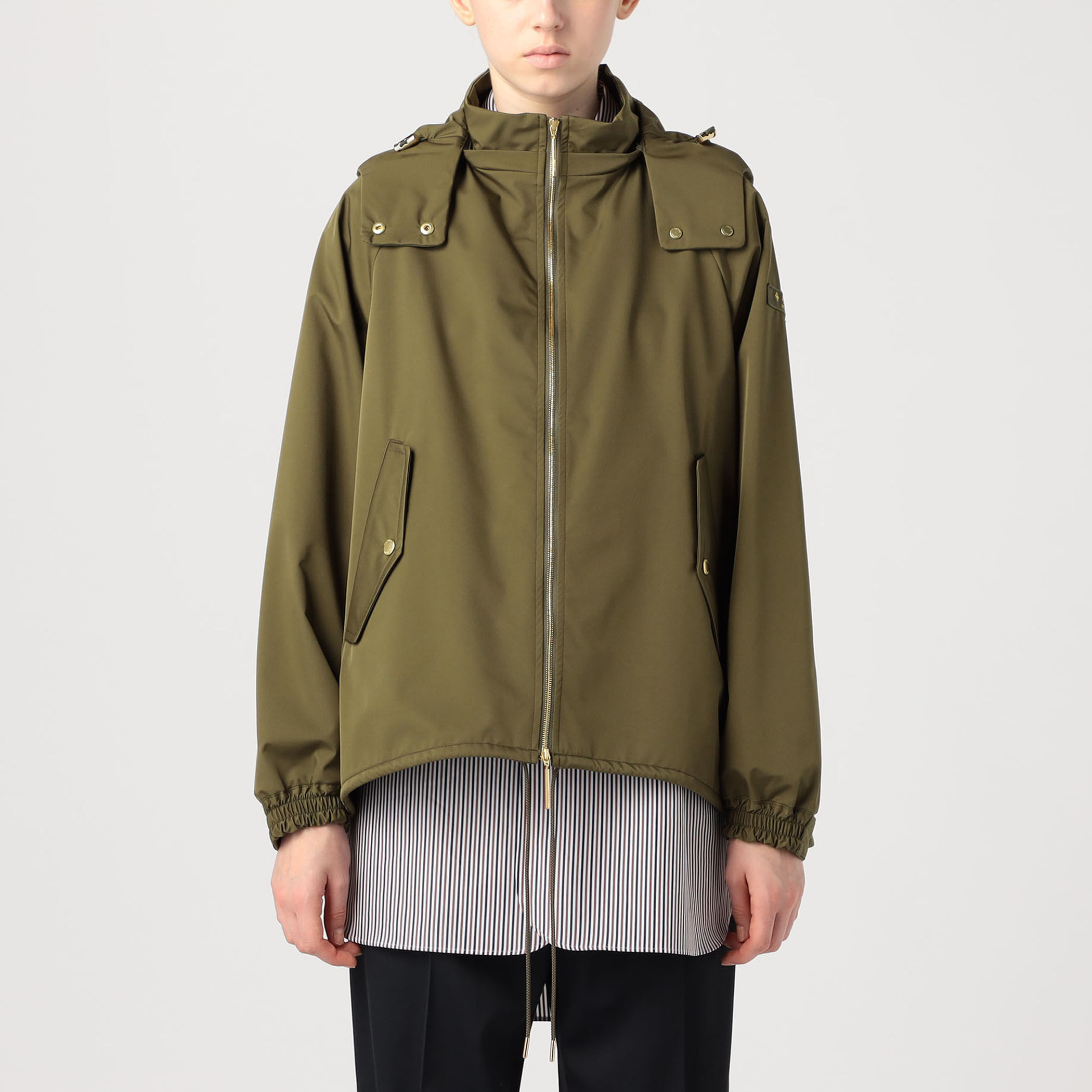 トゥモローランド別注 TATRAS NARA フードブルゾン　ブラック 別注】TATRAS NARA フードブルゾン（TOMORROWLAND BUYING WEAR
