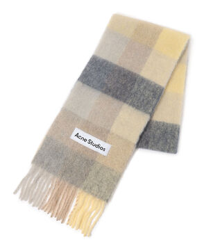 Acne Studios モヘヤチェックスカーフ