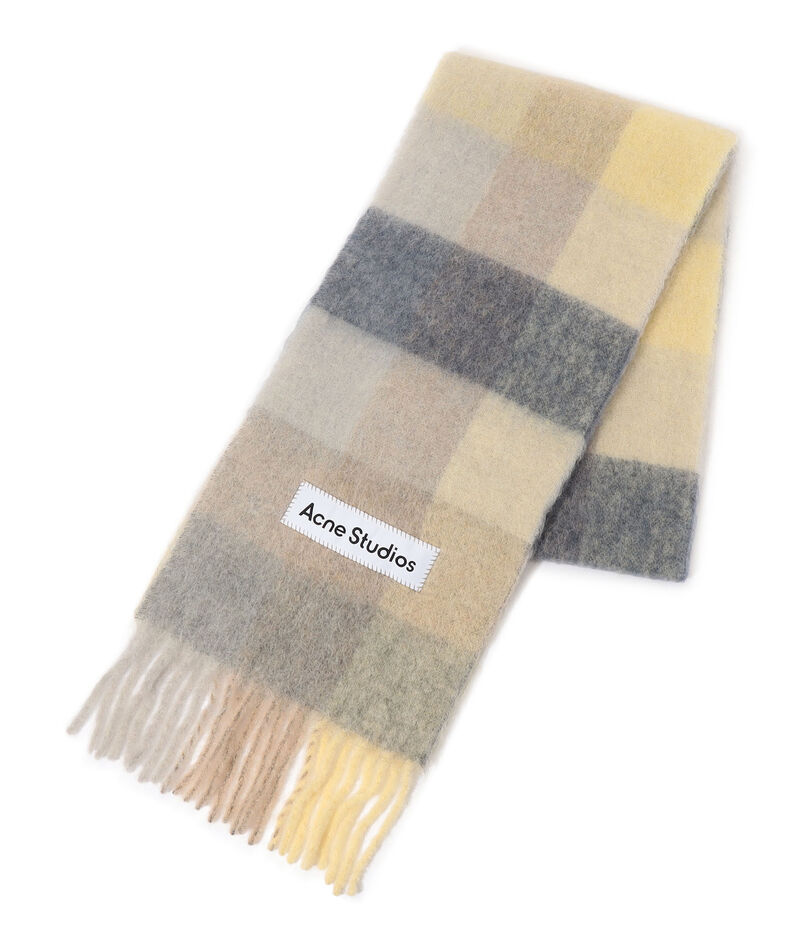 Acne Studios モヘヤチェックスカーフ