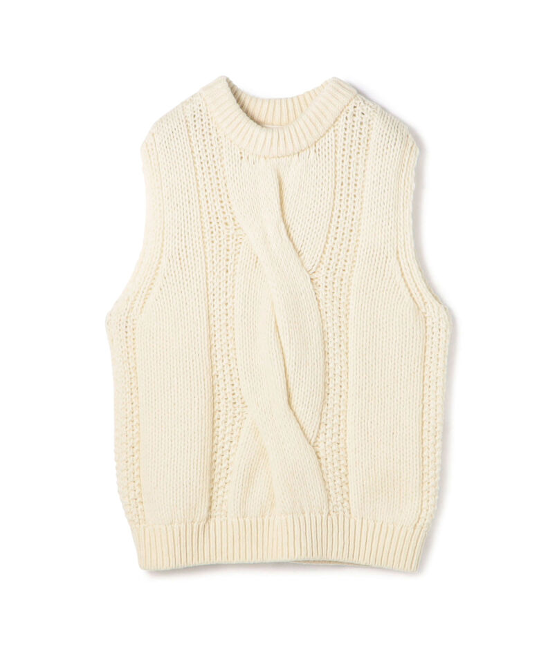 ビッグケーブル クルーネックベスト