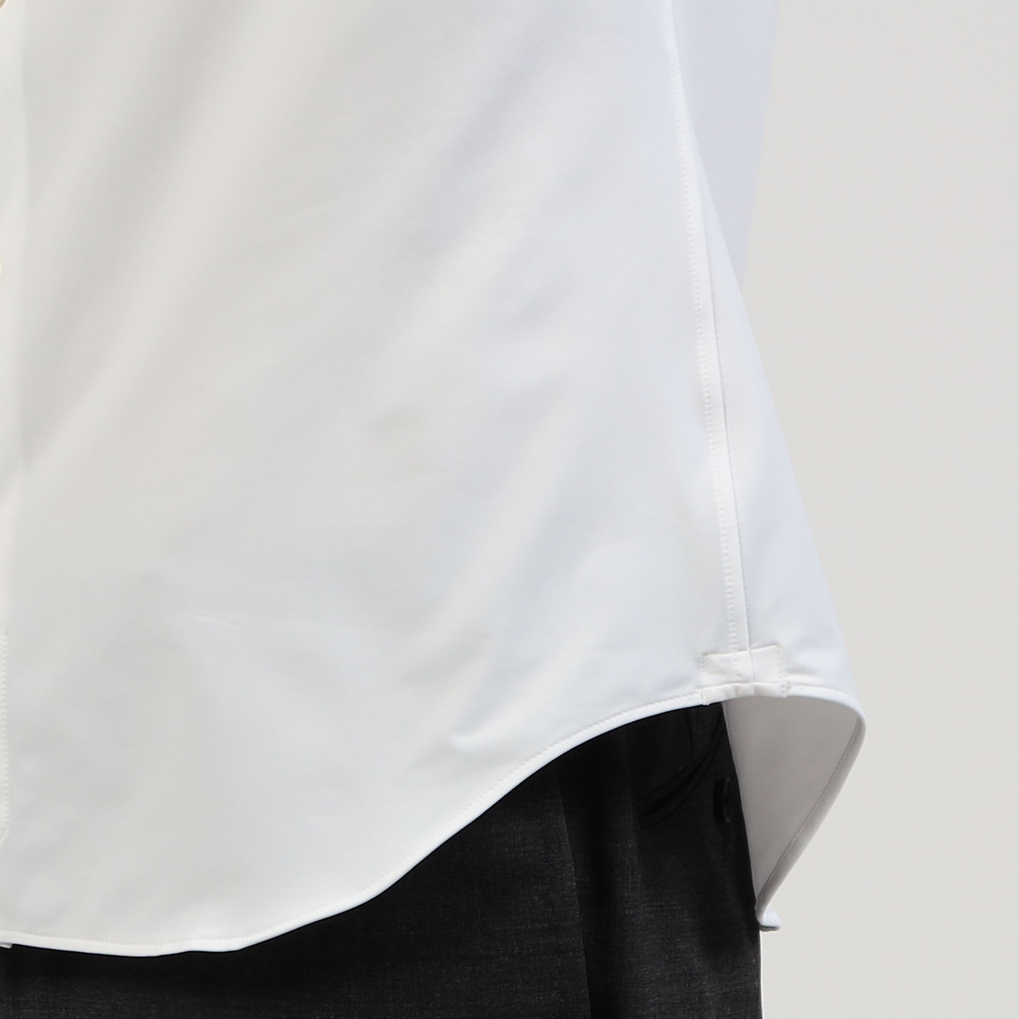 XACUS ナイロンポリウレタン ショートスリーブシャツ