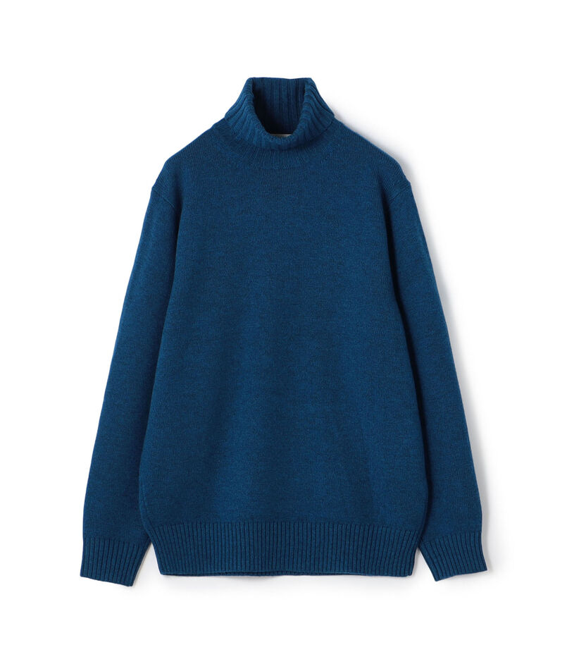 ■TOMORROWLAND tricot スーパーファインラムウール タートルネックニット