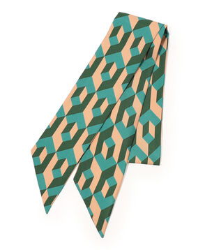 TOMORROWLAND ジオメトリック柄 シルクスカーフ