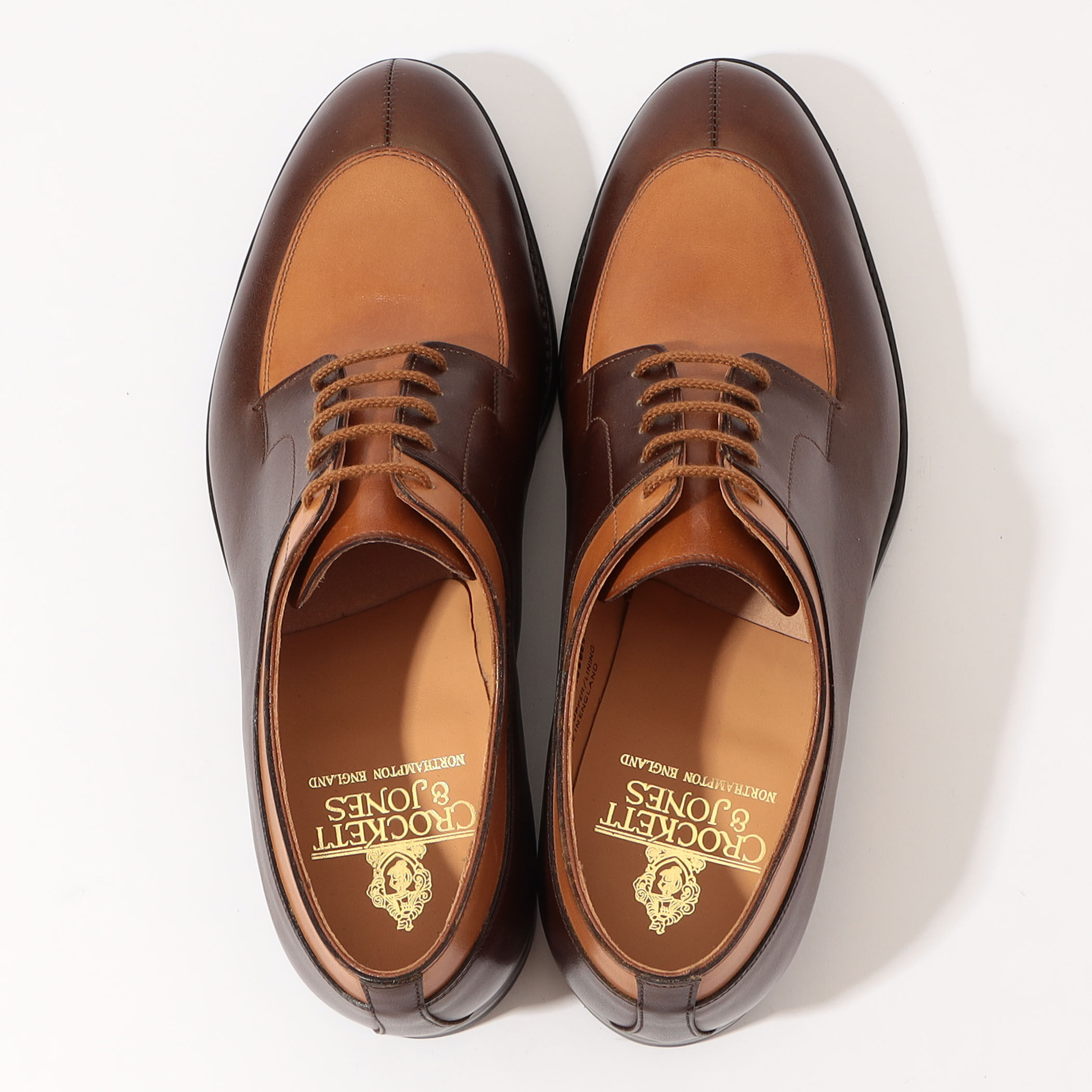 別注】 CROCKETT&JONES SHELTON5 アンティークカーフレザー Uチップ