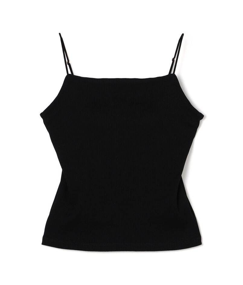 コットンリブ カップ付きキャミソール