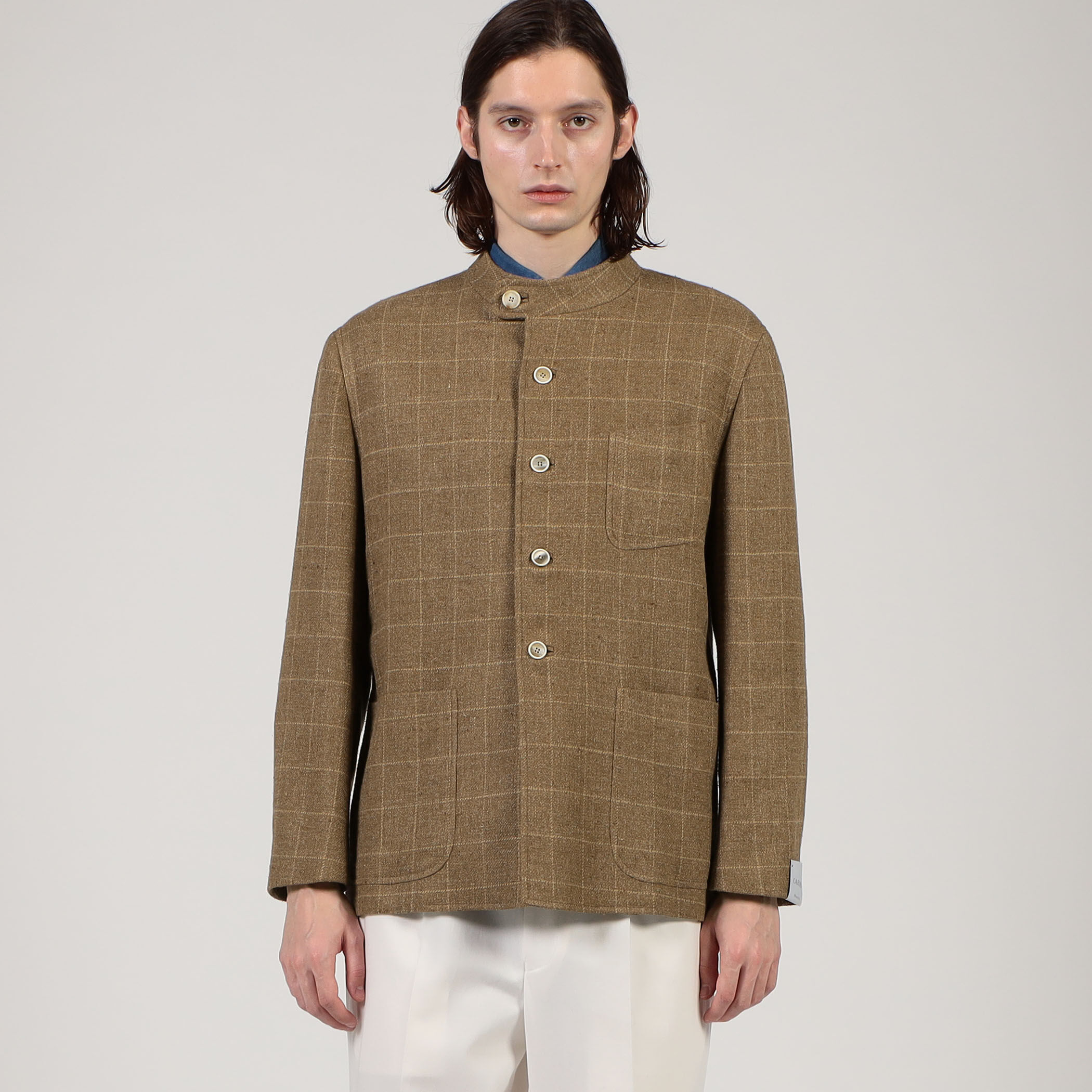 別注】CARUSO シルクリネン フォレスティエールジャケット