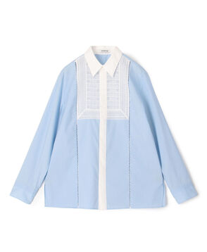 コットンタイプライター レースボザムシャツ