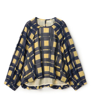 TELMA PRINT GEORGETTE ブラウス