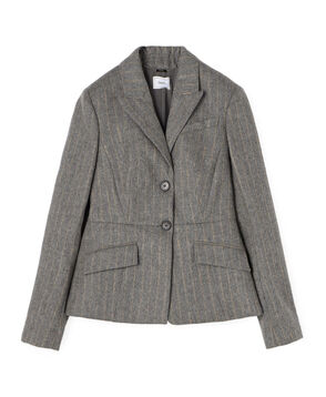 ERDEM FITTED SINGLE ストライプ ジャケット