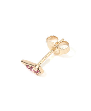 Metier Mini Point Rhombus Gemstone Studs 片耳ピアス