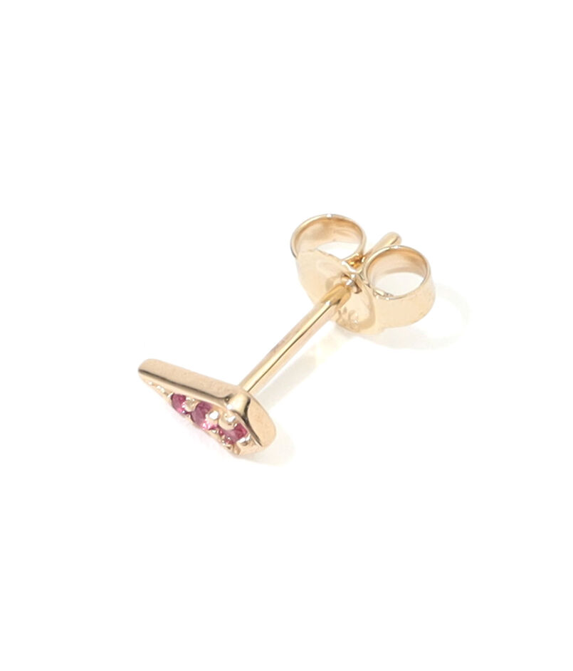 Metier Mini Point Rhombus Gemstone Studs 片耳ピアス