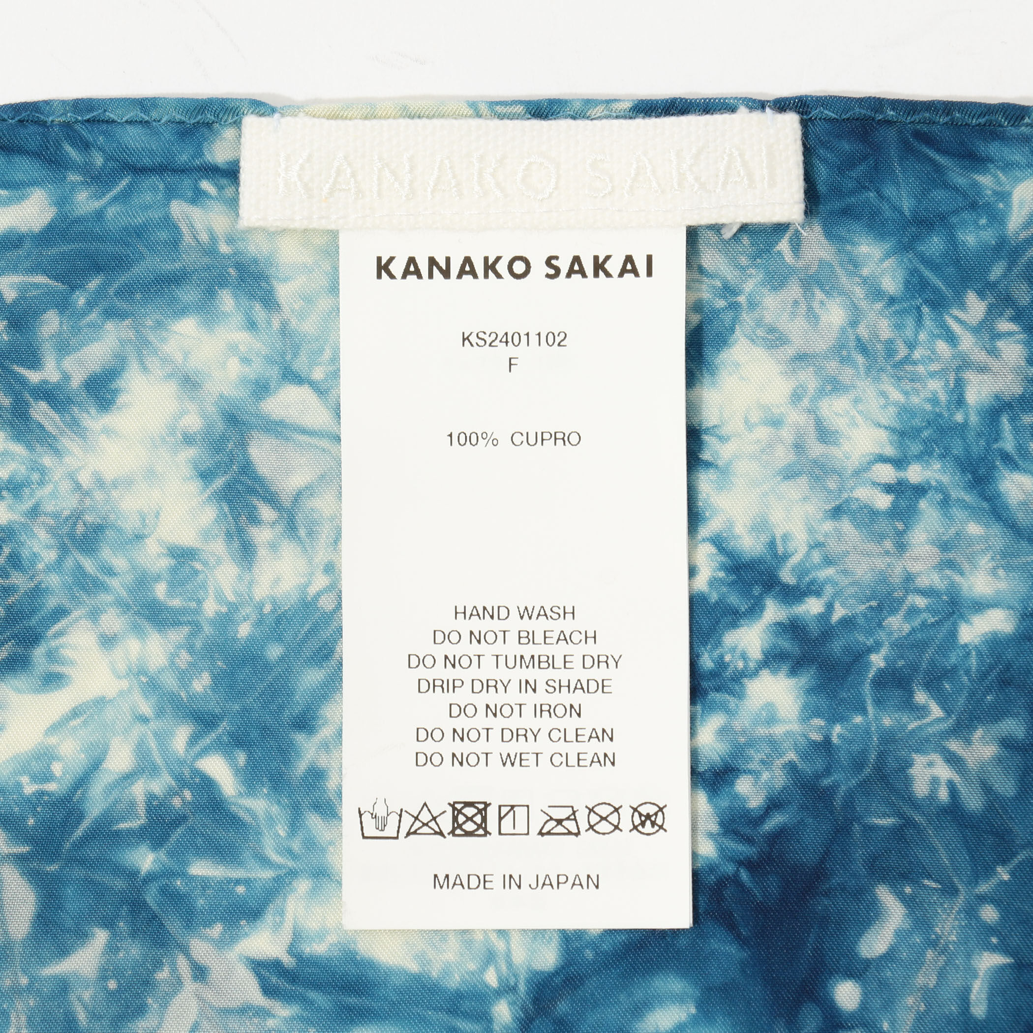 KANAKO SAKAI MURAKUMO SHIBORI SCARF｜トゥモローランド 公式通販