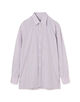 Charvet コットン オルタネイトストライプ セミワイドカラーシャツ