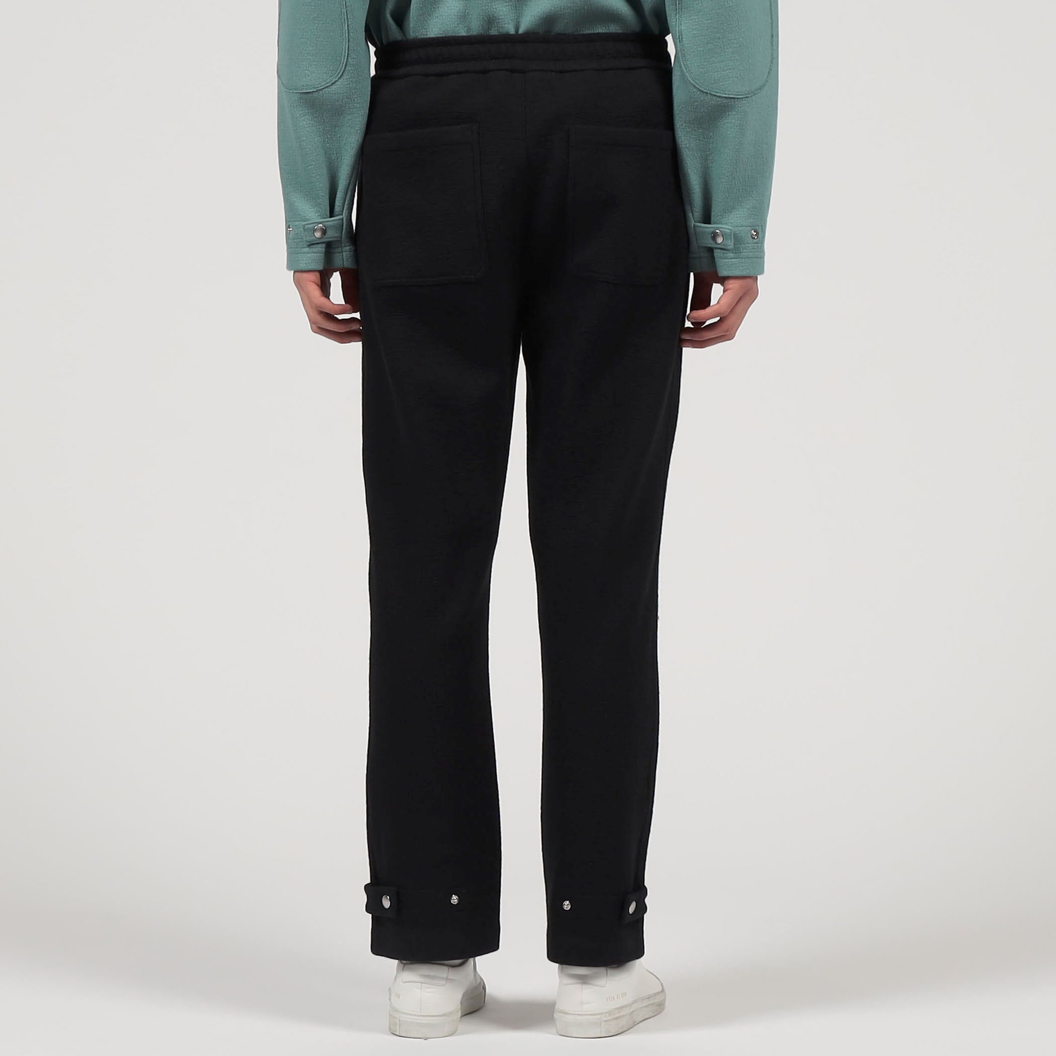 CABaN ウールコットンダブルフェイス イージーパンツ