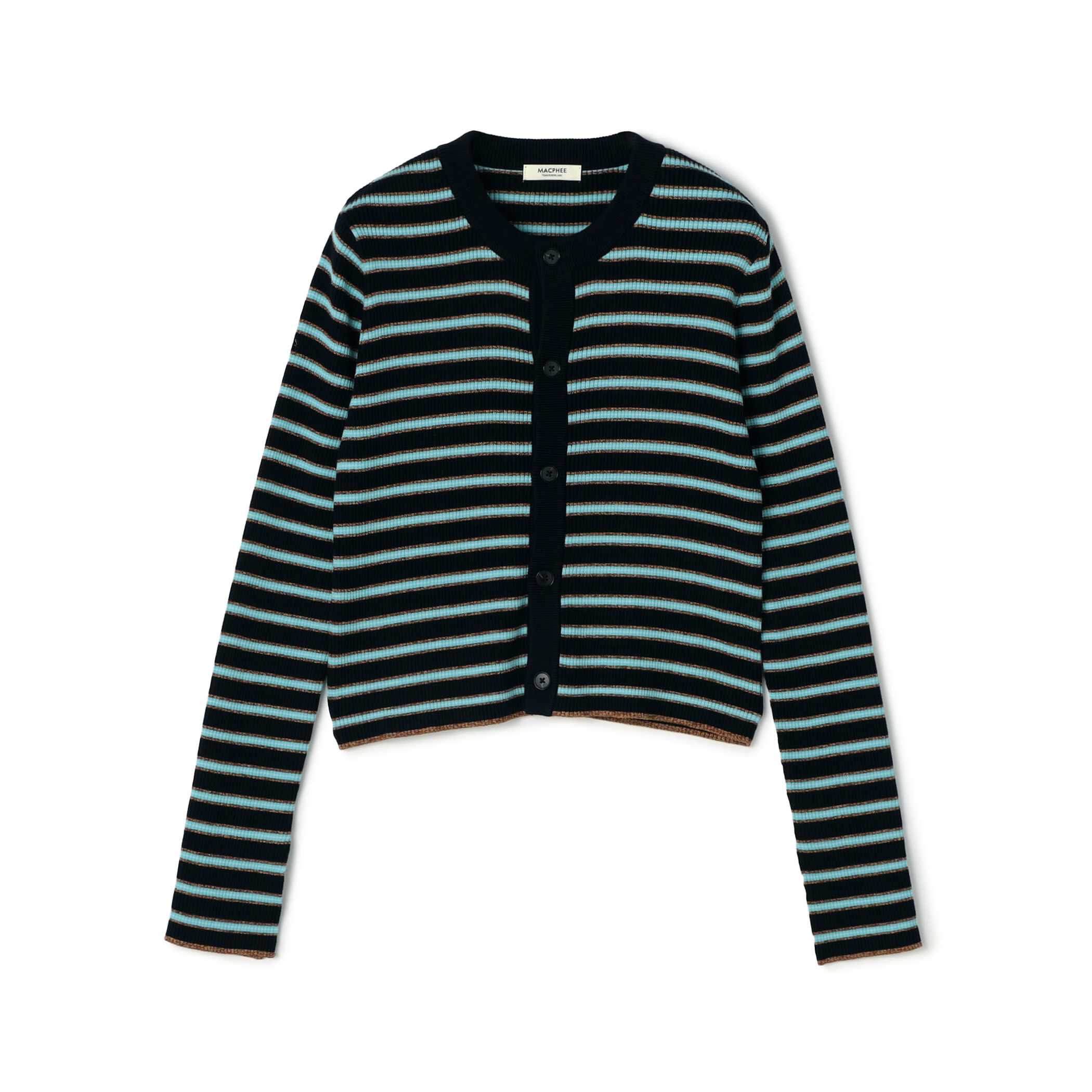 コットンリブ クルーネックカーディガン｜トゥモローランド 公式通販