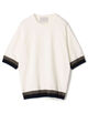 TOMORROWLAND tricot リブライン ニットTシャツ
