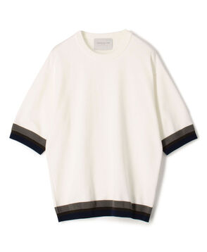 TOMORROWLAND tricot リブライン ニットTシャツ