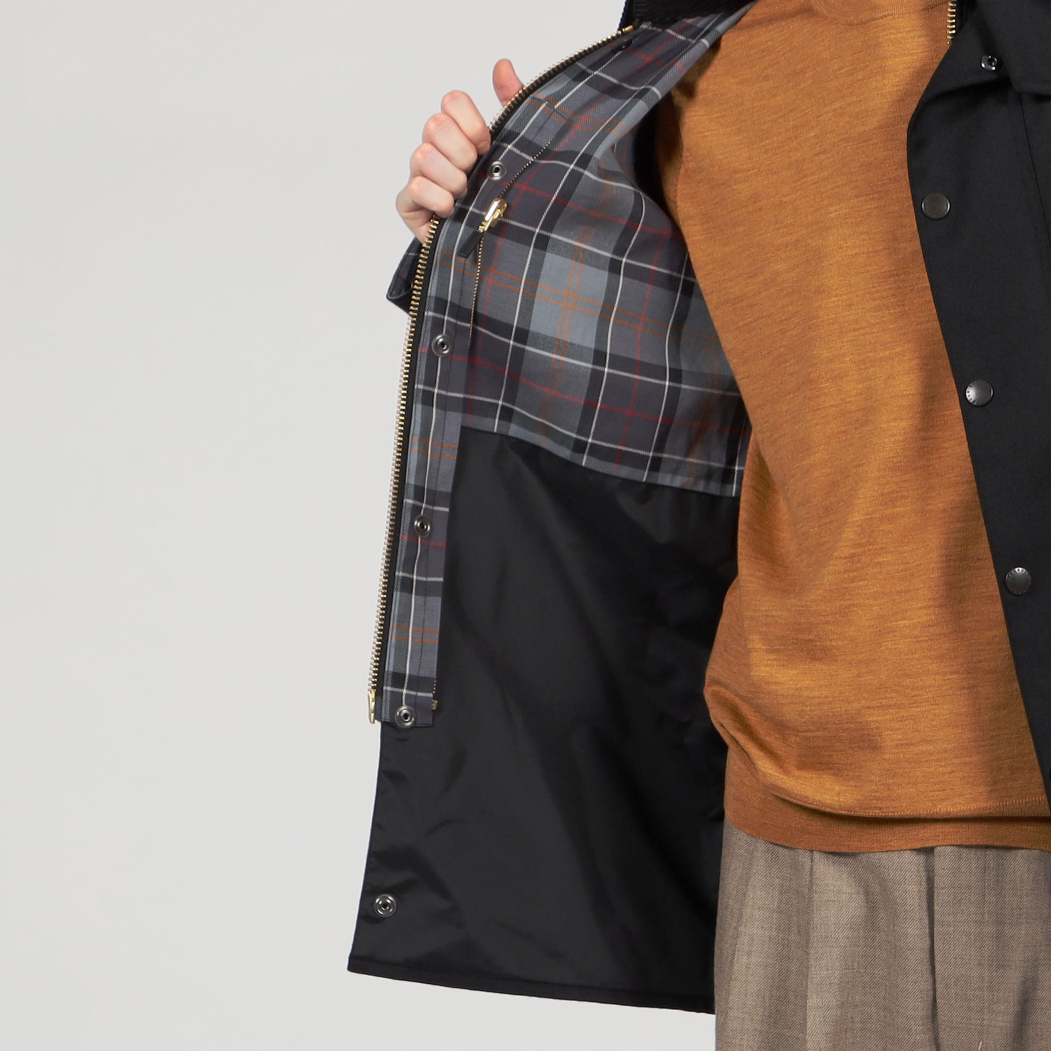 別注】Barbour CL BEAUFORT ウールブルゾン DORMEIUL