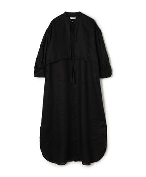 HYKE LINEN BALLOON SLEEVE DRESS リネンワンピース