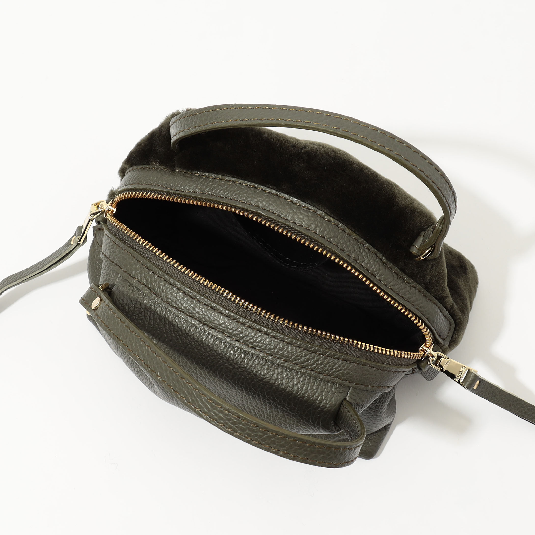 RIPANI RONDINE S ムートンコンビ ショルダーバッグ｜トゥモローランド