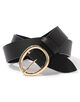 LEFIJE ROUND BUCKLE レザーベルト